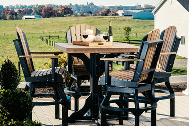 LuxCraft Adirondack Swivel Chair (Dining, Counter, and Bar Height Available)